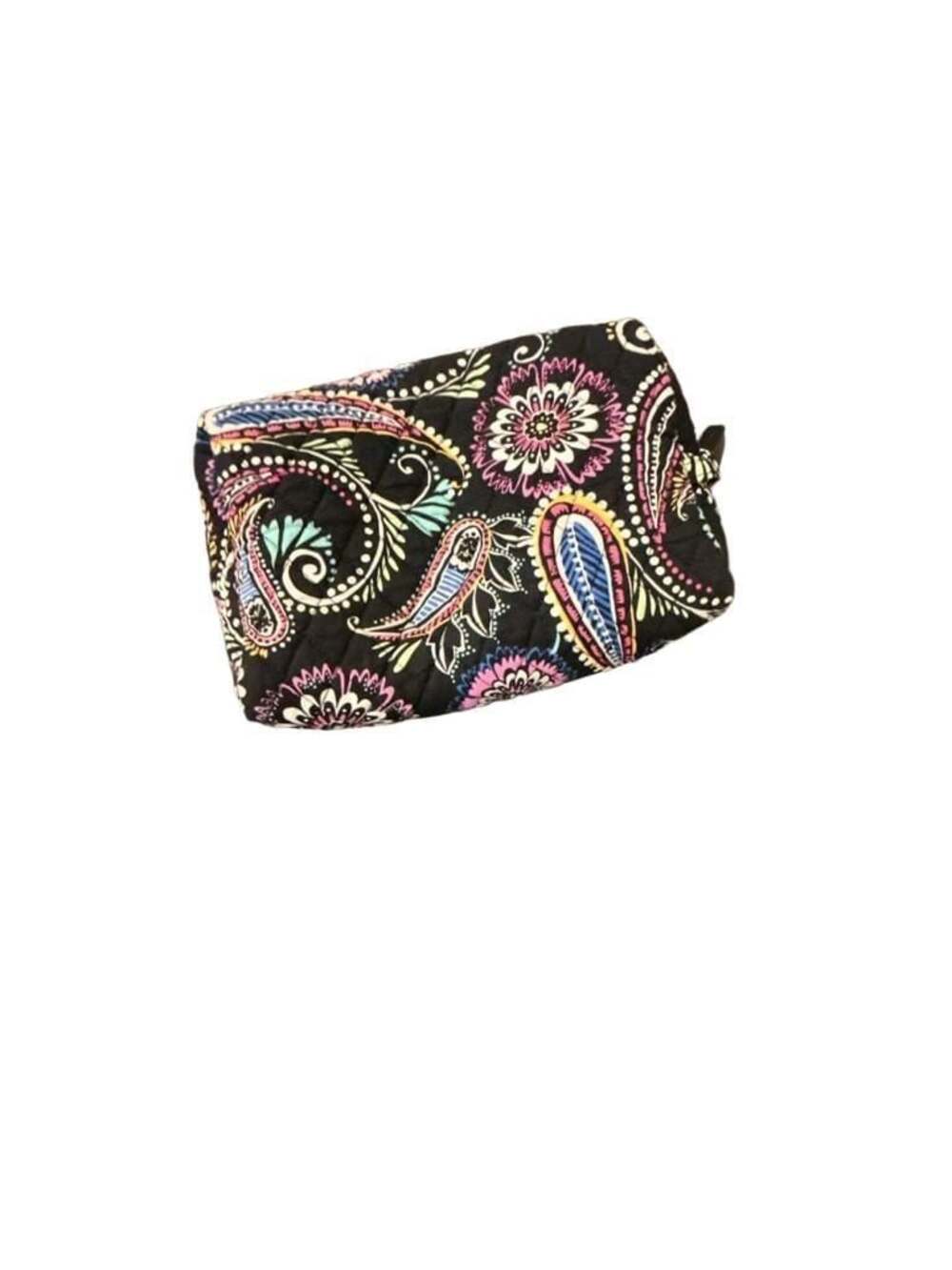 Vera Bradley Quilted Cosmetic Bag Makeup Pouch in Bandana Swirl